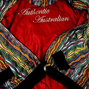 Coogi sweater jacket with hood